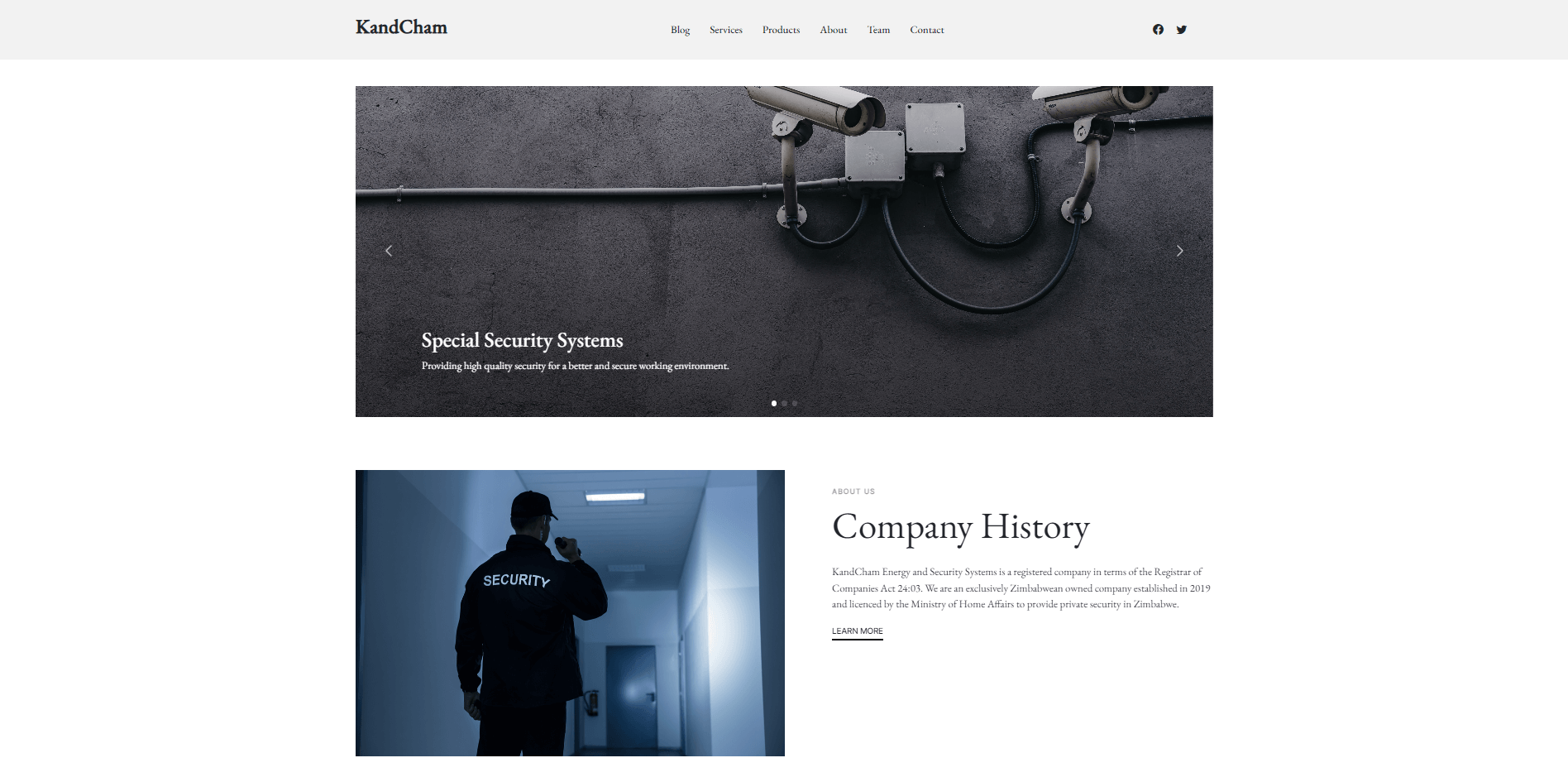 KandCham Website/CMS